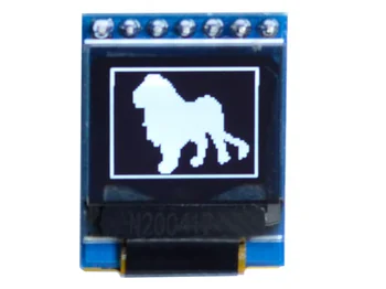 0.66 hüvelykes OLED kijelző 64*48 LCD modul SPI interface sd1306 sofőr fehér/kék