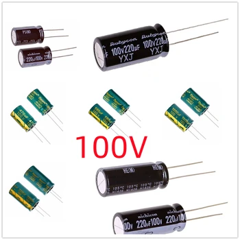 10/50/100/Sok 100V 120uF DIP Magas Frekvenciájú Alumínium Elektrolit Kondenzátor