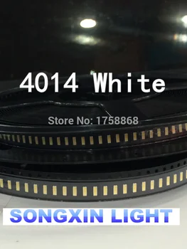 100 EVERLIGHT 4014 LED Háttérvilágítás 0.2 W SMD LED Diódák 3V hideg fehér 20LM LCD Háttérvilágítás a TV ÚJ TV Alkalmazás PLCC-4 4JIAO
