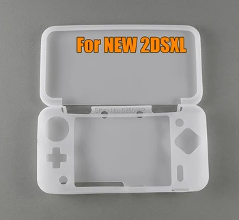 1DB A Nintendo Új 2DS XL LL Szilikon Védő Fedél Bőr ÚJ Nintendo 2DS LL XL Gumi Védő Héj Esetében
