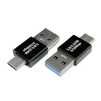 1DB C-Típusú USB-C a Férfi-USB3.0 Férfi Csatlakozó Adapter Kábel, Töltő Adat Szinkronizáló USB 3.1 C Típus Átalakító