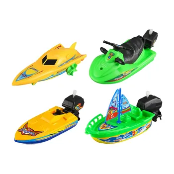 4 Csomag Hajó Fürdőkádban Játék Vicces Sebesség Csónak Fürdőkádban Játék Jet Óramű Víz Játék Motorcsónak Kád Játék Gyerekeknek Kinder Medence
