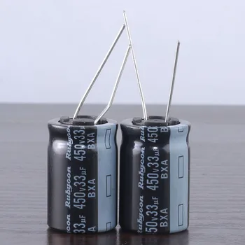 4db RUBYCON BXA 33mfd 450v 33uf 18x25mm hosszú élet elektrolit Kondenzátor 105℃