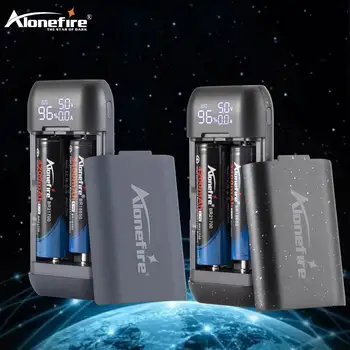 Alonefire PD2 2x18650/21700 Akkumulátor Töltő, Doboz, 5V 2A C-Típusú USB-Port Power Bank Esetben DIY Shell Kit Mobiltelefonok Powerbank