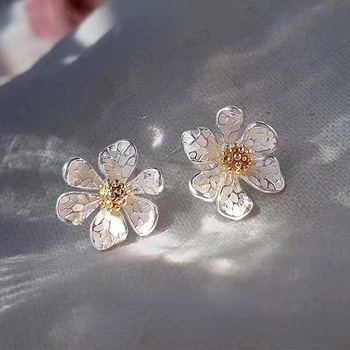 Aranyos Romantikus Százszorszép Virág Fülbevaló Női Szirom Ékszerek, Kiegészítők koreai Divat Stud Fülbevaló vatera piacterén Online Shop