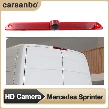Autó Visszapillantó féklámpa Tolató Kamera HD éjjellátó Kamera Mercedes Sprinter a 7 Hüvelykes Visszapillantó Tükör Kijelző