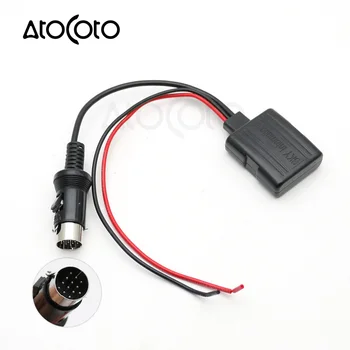 Autós Bluetooth Vevő Modul a KENWOOD CA-C2AX KCA-iP500 CA-C1AX 13Pin Rádió Sztereó Aux Kábel Adapter Vezeték nélküli Audio Bemenet