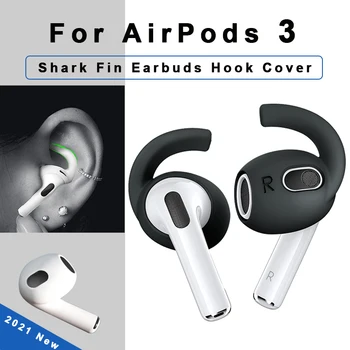 Az Apple Airpods 3 Fülhallgató, Csúszásmentes Fül Horog burkolata Anti Elveszett cápauszony Eartips A Levegő hüvely Fülhorgot Fülhallgató Tartozékok