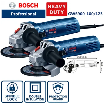 Bosch Eredeti GWS900-100S Sarokcsiszoló Fém vágógép Kézi köszörűkorong Daráló