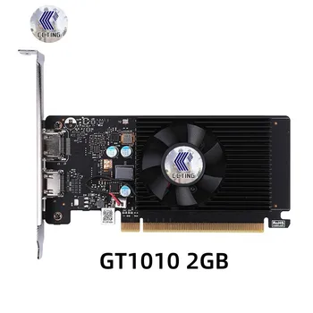 CCTING GeForce GT 1010 LP 2GD4 Grafikus Kártya GT1010 2GB 64Bit 14Nm GP108 2*HDMI GPU видеокарта placa de videó