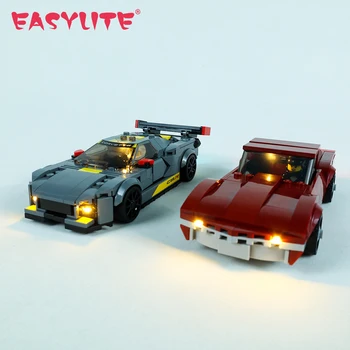 EASYLITE LED Készlet 76903 Sebesség Bajnok Chevrolet Corvette C8.R Versenyautó, Majd 1968-As Chevrolet Corvette Nem Tartalmazza A Modell