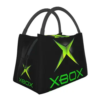Egyéni Klasszikus Xboxs Logó Ebéd Bag Férfiak Nők Hűvösebb Meleg Szigetelt Ebéd Dobozok Piknik Kemping Munka, Utazás