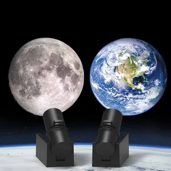 Föld-Hold Projektoros Lámpa Csillagos Projektor Bolygó Projektor Háttér Légkör Led-es Éjszakai Fény, a Gyerekek Hálószoba Fali Dekoráció