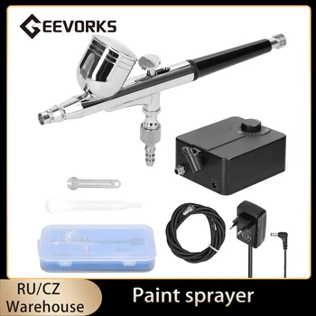 Geevorks Max 30PSI Pumpa Meghatározott Többcélú Szakmai T130 0,3 mm Airbrush Modell, Hogy DIY Art Festmény Festék spray
