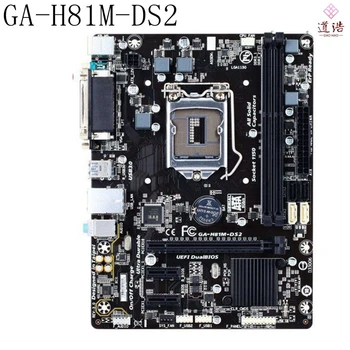 Gigabyte GA-H81M-DS2 Alaplap LGA 1150 DDR3 SATA3.0 USB3.0 VGA+COM+LPT Alaplapja 100% - a lett Teljesen Munka
