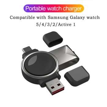 Hordozható Mágneses Vezeték nélküli Töltő Apple Óra 8 7 6 5 4 3 2 1Fast Töltés Pad Samsung Galaxy Nézni 5/4/3/Aktív 2