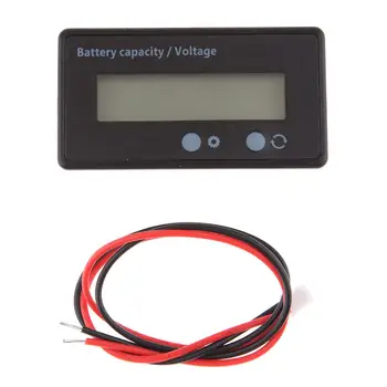 LCD Akkumulátor Kapacitás Kijelző Digitális Voltmérő Teszter GY-6S