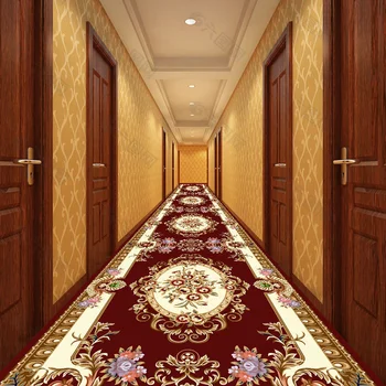 Luxus Európai Stílusú Folyosó Futó Hosszú Szőnyegek a Folyosón Haza Tornácon Szőnyegek Hálószoba Szőnyeg Hosszú Szőnyeg Hotel Lépcsőn Mat