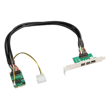 Mini PCI-E, hogy az IEEE 1394 Vezérlő Kártya 1-Es Port Firewire 1394A 2 Portok 1394B Digitális Kamera DV Merevlemez Cserélhető Meghajtók