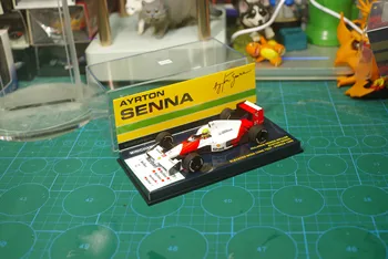 MINICHAMPS 1/43 Fröccsöntött f1 versenyautó modell 1990-es Monzai Teszt McLaren MP4-5B Ayrton Senna Limited Edition Szimuláció f1-es modell autó