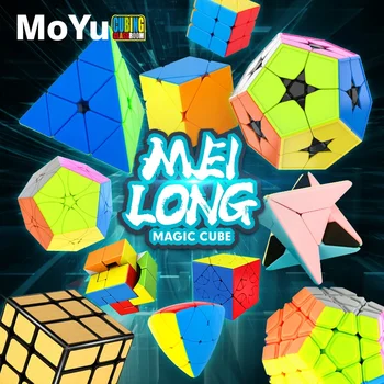 Moyu Meilongban Sebesség Kocka 2x2 3x3 4x4, 5x5 6x6 7x7 Piramis SQ1 Skewb Megaminx Bűvös Kocka Puzzle Játékok Gyerekeknek