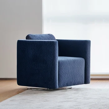 Olasz stílus forgó szabadidő szék, művészi szépség, minimalista, modern luxus, elegáns nappaliban kanapé fotel