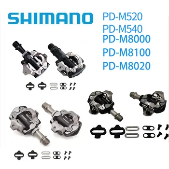 SHIMANO MTB Pedál PD-M8100/M8000/M8020/M540/M520 én-Zár SPD Pedál MTB Alkatrészek, használt Kerékpár Verseny MTB Alkatrész