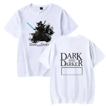 Sötét, Sötétebb 2D Nyári Harajuku Mens T-shirt Rövid Ujjú Férfi Utcai Ruhát
