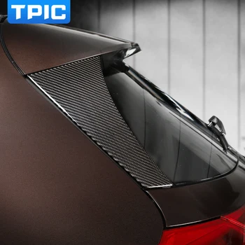 TPIC Autó Külső Tartozékok Szénszálas Hátsó Ablakok Trim Csík Autó Matrica Takarja A Mercedes GLA (2015-2018) Autó Stílus