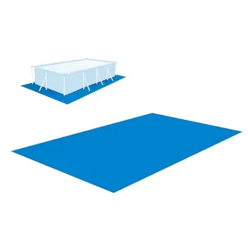 Többfunkciós Medence sátoralj Vízálló PE Medence padlóburkolat Könnyen tárolható Többcélú Téglalap alakú Medence Föld