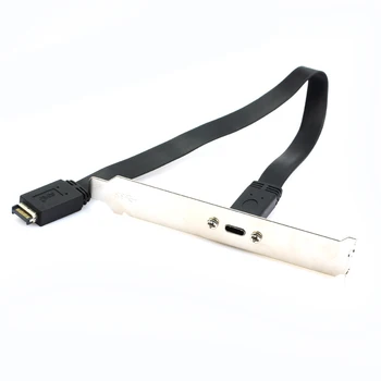 USB 3.1 C Típusú előlap Fejléc E Típusú Alaplap Bővítő Csatlakozó Kábel