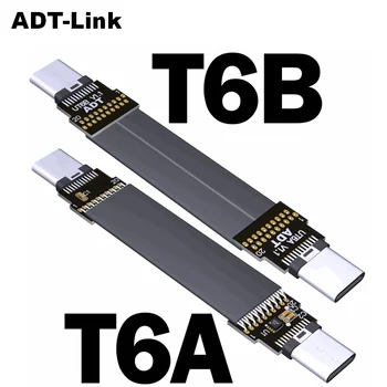 USB 3.2 USB-C-USB-C (támogatás OTG) Szalag Kábel Gen2x2 20G.bp USB-C Készülék Töltés USB-Jel Kiterjesztés