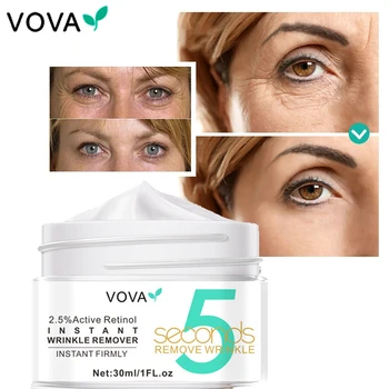 VOAV 2,5% - os Aktív Retional 5 Másodpercen belül Instant Ránc Eltávolítás Cream Eye Feszesítő, Anti-Aging Emelő Hidratáló arckrém