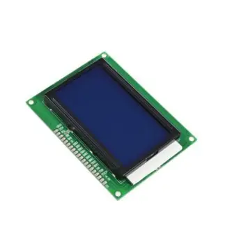 Új 12864 128x64 Pontok Grafikus LCD Kijelző Modul Kék Háttérvilágítás